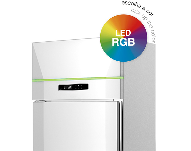 NEXT A5 armários com barra LED multicor. NEXT A5 armários com barra LED multicor.